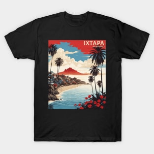Ixtapa Mexico Vintage Poster Tourism T-Shirt